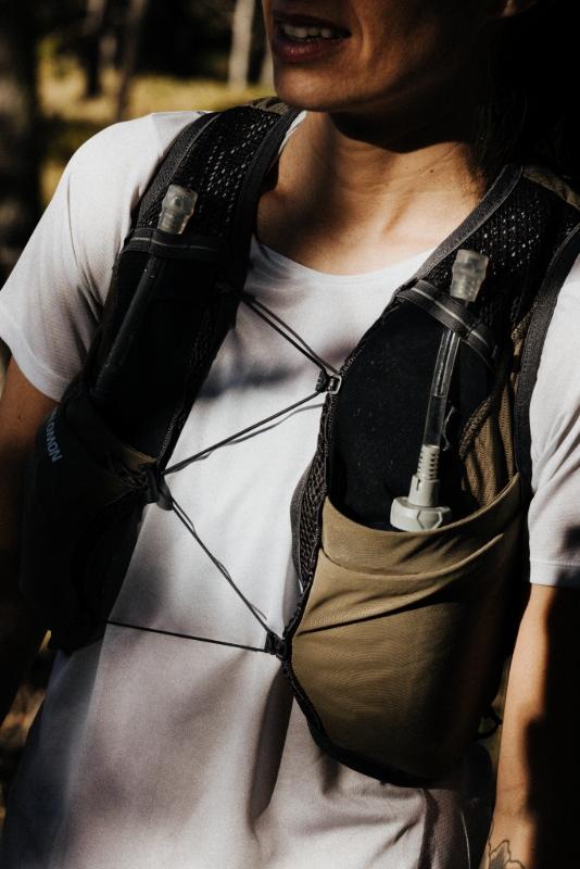 Porta-flask di un gilet da trail